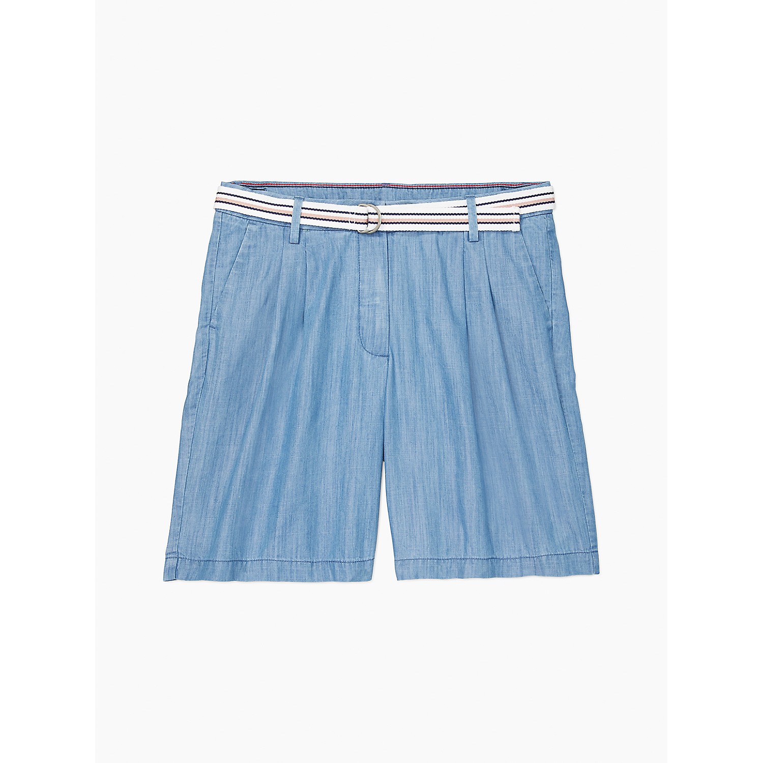 TOMMY HILFIGER Seated Fit Chambray Chino Short